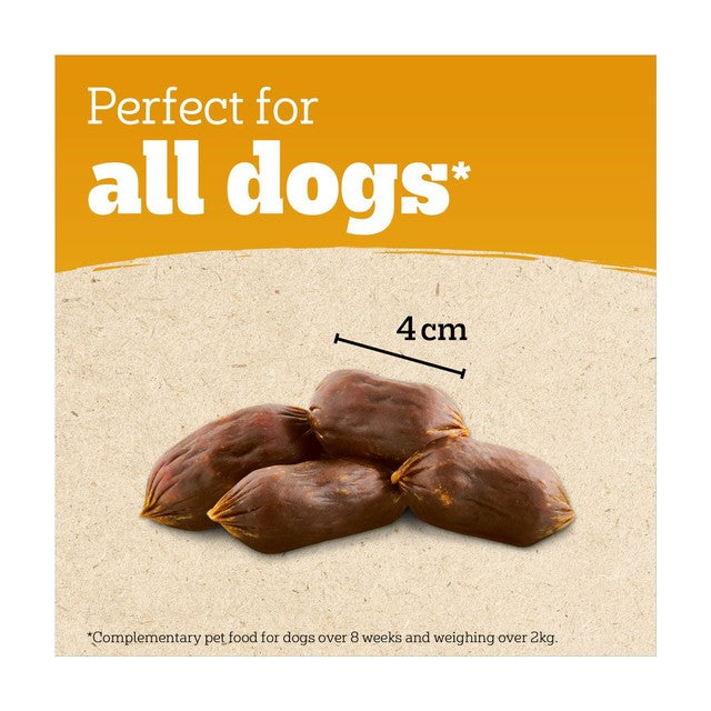 Pedigree Ranchos Sausages 60g dog treats, imported from the UK