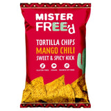 Mister Free'd tortilla chips with mango chili 135g, imported from the UK