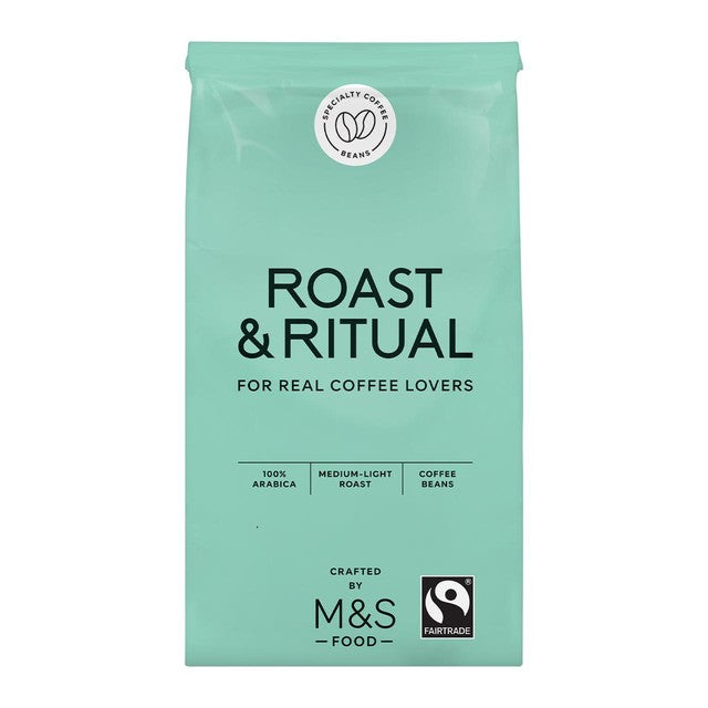 M&S Roast & Ritual Coffee Beans 227g, imported from the UK