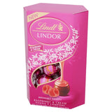 Lindt chocolate truffles Raspberry & Cream box, UK version