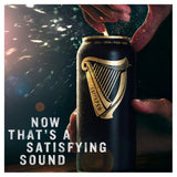 Guinness Draught stout beer, 4 pack of 440ml cans, UK version