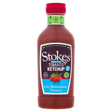 Kétchup de tomate Stokes bajo en azúcar, envase exprimible de 475 g