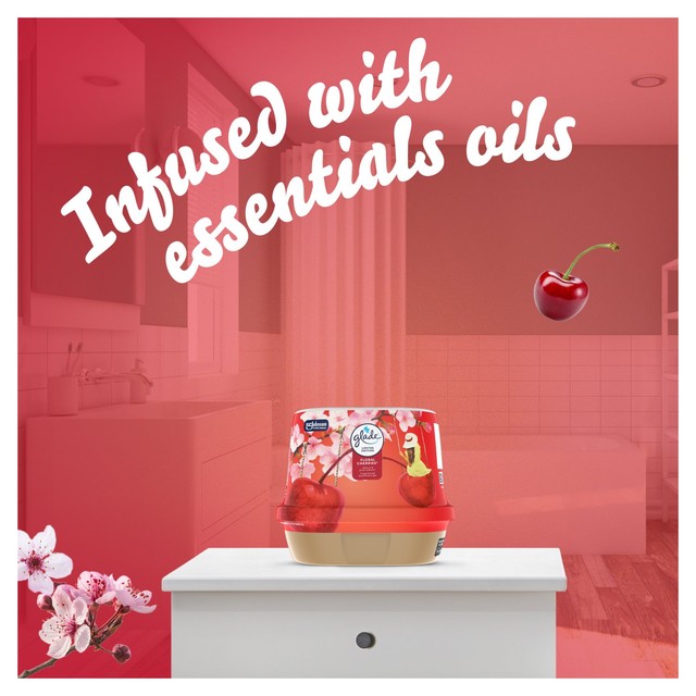 Glade air freshener gel Floral Cherries 180g, UK version