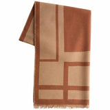 M&S M&S Womens Woven Geometric Scarf Natural- Buy online at McGrocer