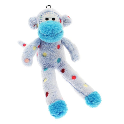 M&S Happy Pet Little Rascals Sock Monkey Plush Dog Toy- Buy online at McGrocer