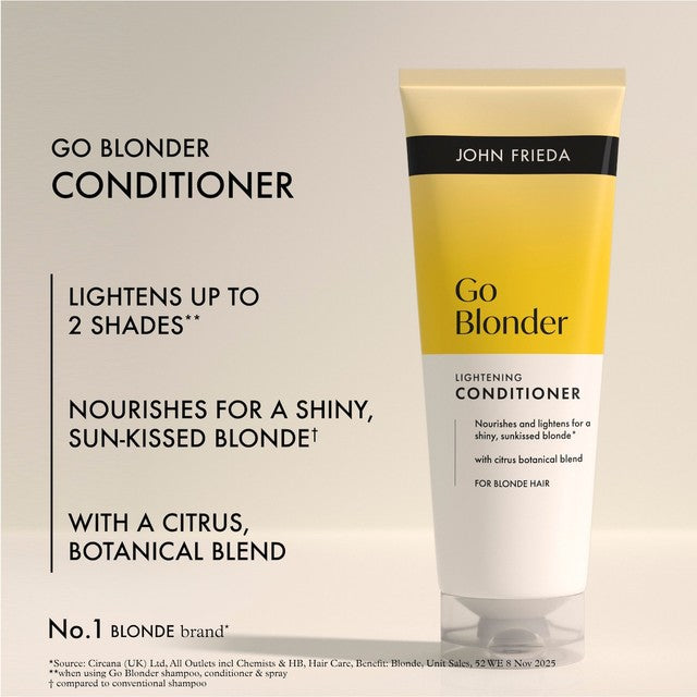 John Frieda Go Blonder Lightening Conditioner - British product