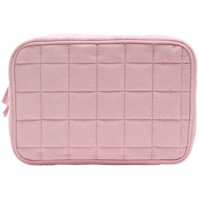 M&S quilted checkerboard hanging wash bag, UK version