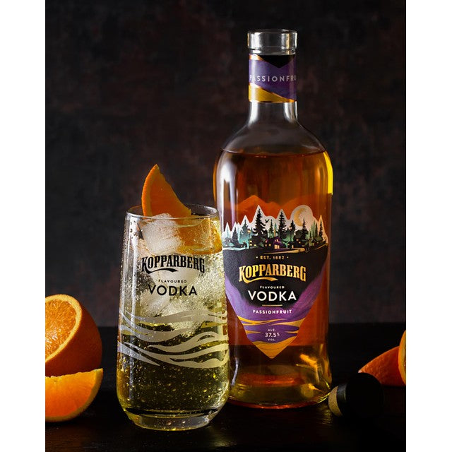 Kopparberg passionfruit and lime vodka 70cl, UK version