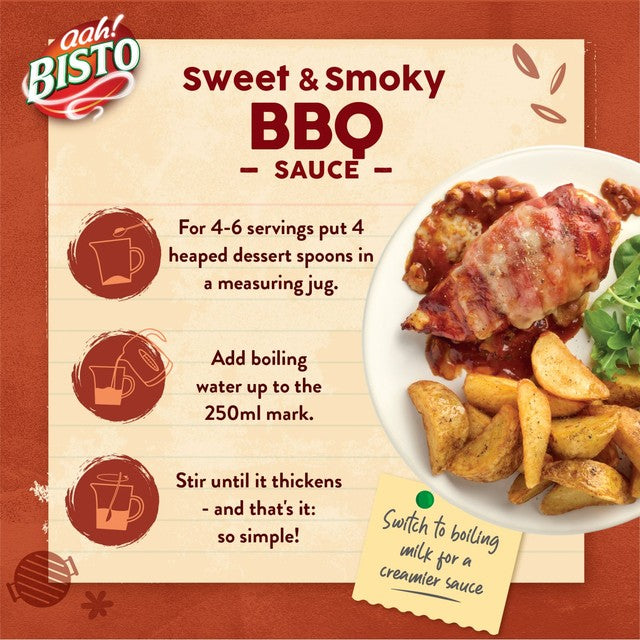 Bisto sweet smoky BBQ sauce mix, UK version