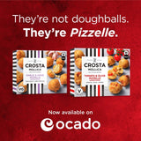 Crosta & Mollica tomato and olive pizzelle dough bites 180g - British product
