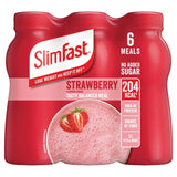 SlimFast strawberry meal replacement milkshake multipack 6 x 325ml (British brand)