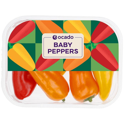 Ocado Mini Poivrons Légumes Frais 220g