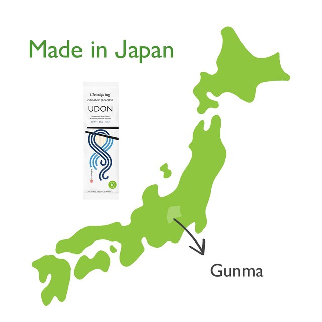 Clearspring Organic Japanese Udon Noodles 200g - British product