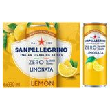 San Pellegrino Zero Zitrone Zuckerfreies Erfrischungsgetränk 6 x 330 ml