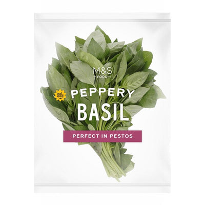 M&S M&S Large Basil Fresh Herb 100g- Buy online at McGrocer