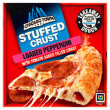 M&S Chicago Town Takeaway Stuffed Crust Pepperoni Large Frozen Pizza 645g- Buy online at McGrocer