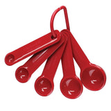 M&S KitchenAid Universal Measuring Spoon Set, Red- Buy online at McGrocer