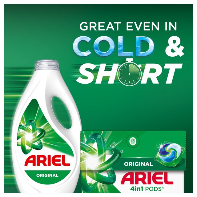 Ariel Original washing liquid 1.953L - British product