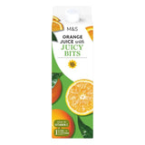 M&S M&S Squeezed Orange Juice with Bits 1L- Buy online at McGrocer