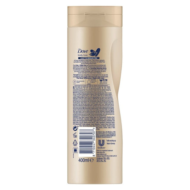 Dove self tan lotion fair to medium 400ml - British product