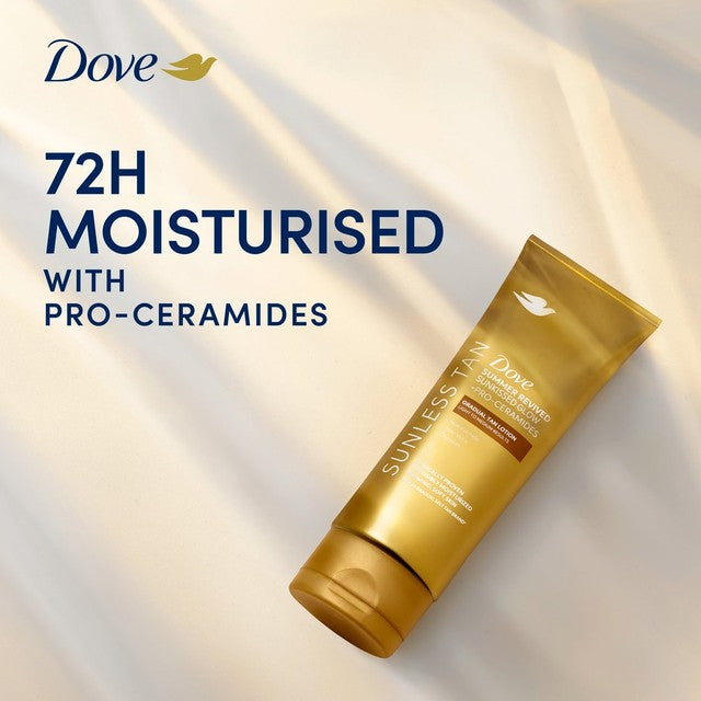 Dove fair-medium gradual tanning lotion 200ml - British product