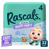 Rascals Cocomelon Nappy Pants Size 4 x32