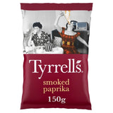 Tyrrells smoked paprika hand cooked crisps 150g (British brand)