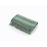 M&S The Lyndon Company Elgin Woven Throw Green 130 x 160cm- Buy online at McGrocer