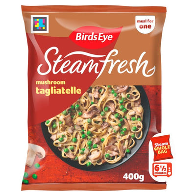 M&S Birds Eye Steamfresh Mushroom Tagliatelle Frozen Meal 400g- Buy online at McGrocer