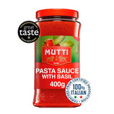 M&S Mutti Tomato & Basil Pasta Sauce No Added Sugar 400g- Buy online at McGrocer