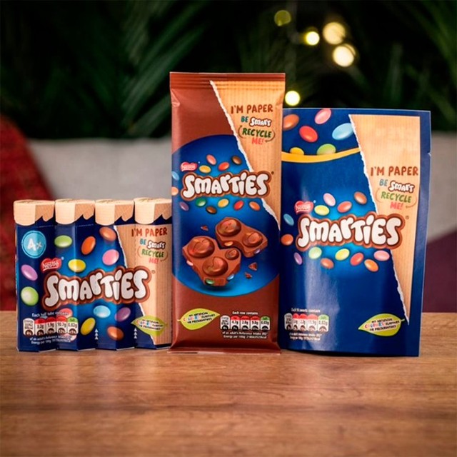 Smarties Milk Chocolate Sweets Sharing Bag 105g (British brand)