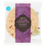 Sainsburys Indian Chapatti x2 170g