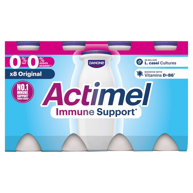 Actimel original yoghurt drink 8 x 100g multipack - British product