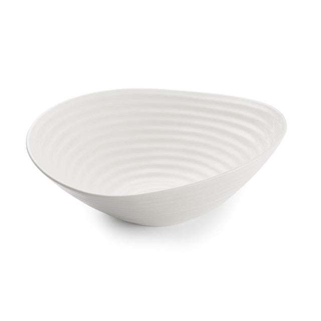 Portmeirion white porcelain salad bowl 33cm (British brand)