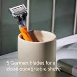 Harry's Truman razor and blade set orange, UK version