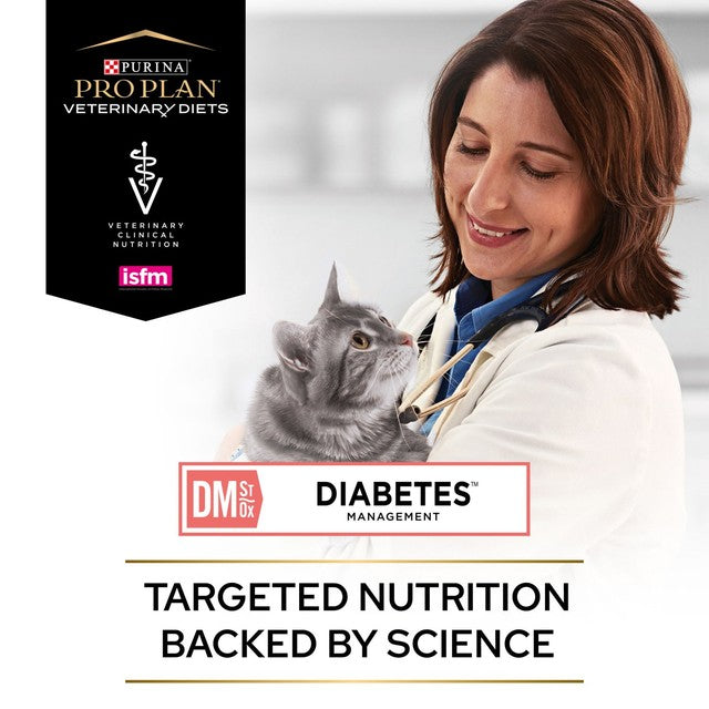 Pro Plan DM Diabetes Management dry cat food, imported from the UK