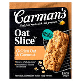 M&S Sapphire Carman's Kitchen Golden Oat & Coconut Oat Slice Snack Bars 5 Pack- Buy online at McGrocer
