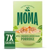 Moma Apple Cinnamon & Brown Sugar Porridge Sachets, imported from the UK