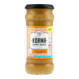 M&S M&S Mild Korma Sauce Creamy Curry Sauce 340g- Buy online at McGrocer