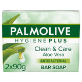 M&S Palmolive Hygiene Vegan Antibacterial Aloe Vera Bar Soap 2 x 90g- Buy online at McGrocer
