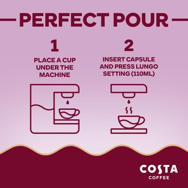 Costa Coffee Intense Roast coffee pods 10 pack - British product