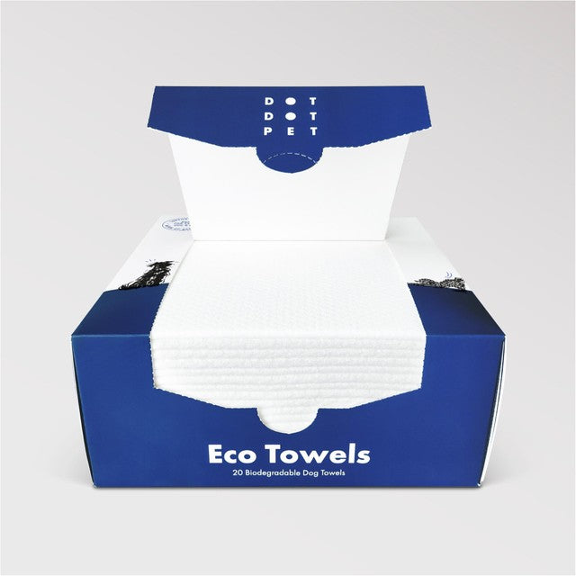 DotDotPet Battersea eco dog towels 20 pack (British brand)