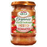 M&S Sacla Organic Tomato Pesto Red Pesto Sauce 190g- Buy online at McGrocer