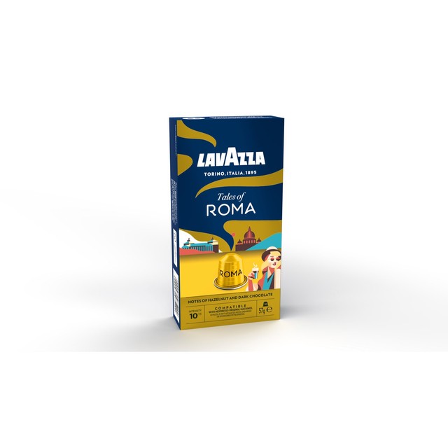 Lavazza Tales of Italy Roma coffee capsules 10 capsules, UK version
