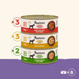 Applaws dog stew multipack selection 8x156g - British product