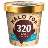Halo Top sea salt caramel ice cream 473ml, UK version