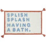 M&S cotton bath mat Splish Splash Blue, imported from the UK