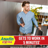 Anadin Extra pain relief caplets 16s, UK version