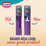 Dr Oetker violet food colouring gel 15g - British product