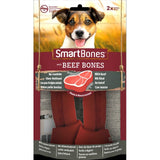 M&S SmartBones 2 Medium Beef Rawhide Free Bone Dog Dental Treats 158g- Buy online at McGrocer